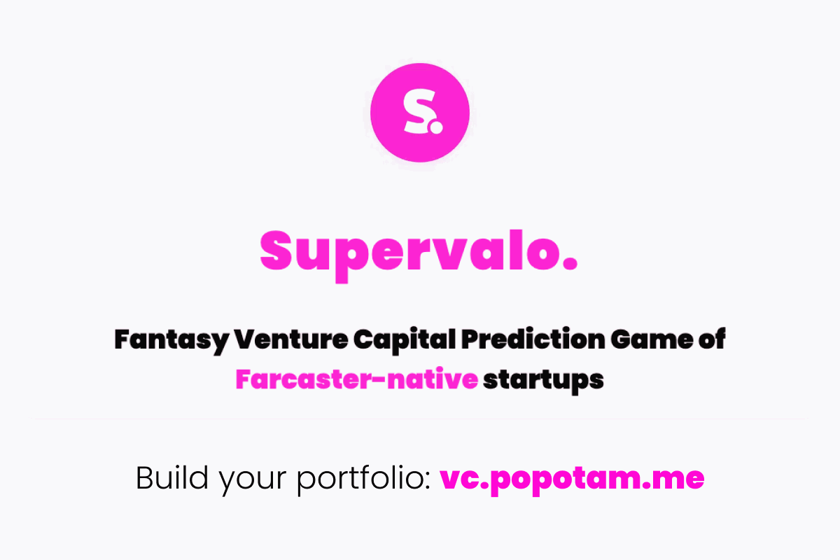 Supervalo VC Prediction Game - Farcaster Mini Apps